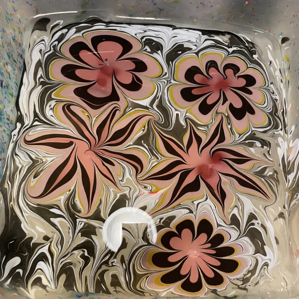 Suminagashi example 5