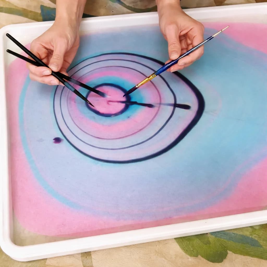 Suminagashi example 6