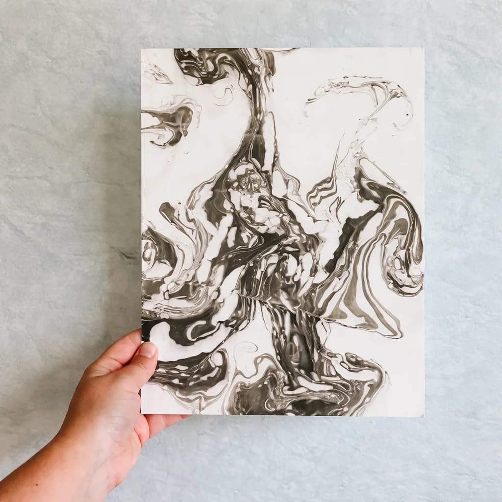 Suminagashi example 8